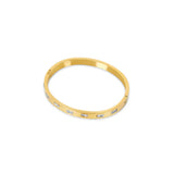 Bracelete Carved Banhado em Ouro 18k