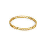 Bracelete Favo de Mel Banhado em Ouro 18K