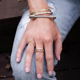 Bracelete Manguito Parafuso - Prata