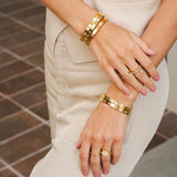 Bracelete Minimal Banhado em Ouro 18k