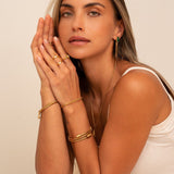 Bracelete Twist Banhado em Ouro 18K