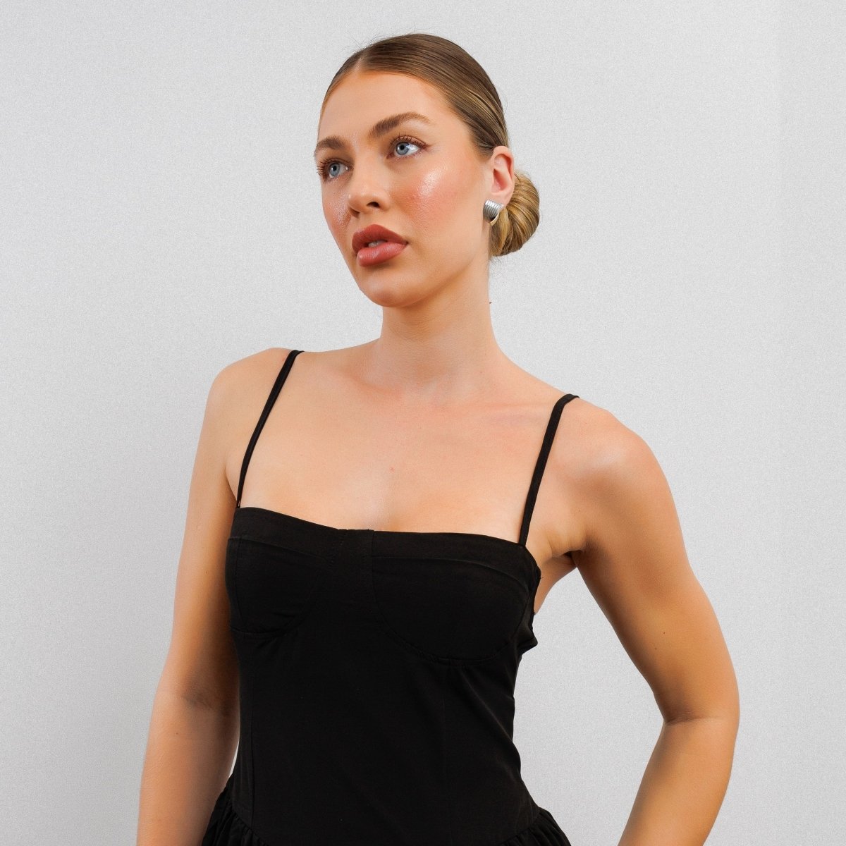 Brinco Wave Motion com Mix de Banhos Dourado e Prata