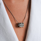 Colar Aro Triplo Algarismo Romano Prata