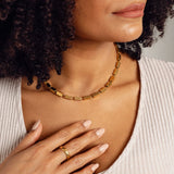 Colar Cora Banhado em Ouro 18k