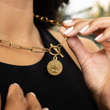 Colar London Cents Banhado em Ouro 18K