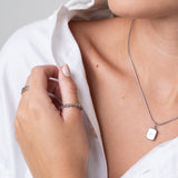 Colar Shine Pingente Prata