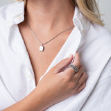 Colar Shine Pingente Prata