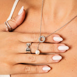 Colar Sicília Pérola Prata