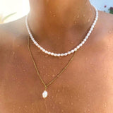 Mix Aloha Colar Duplo Banhado em Ouro 18k