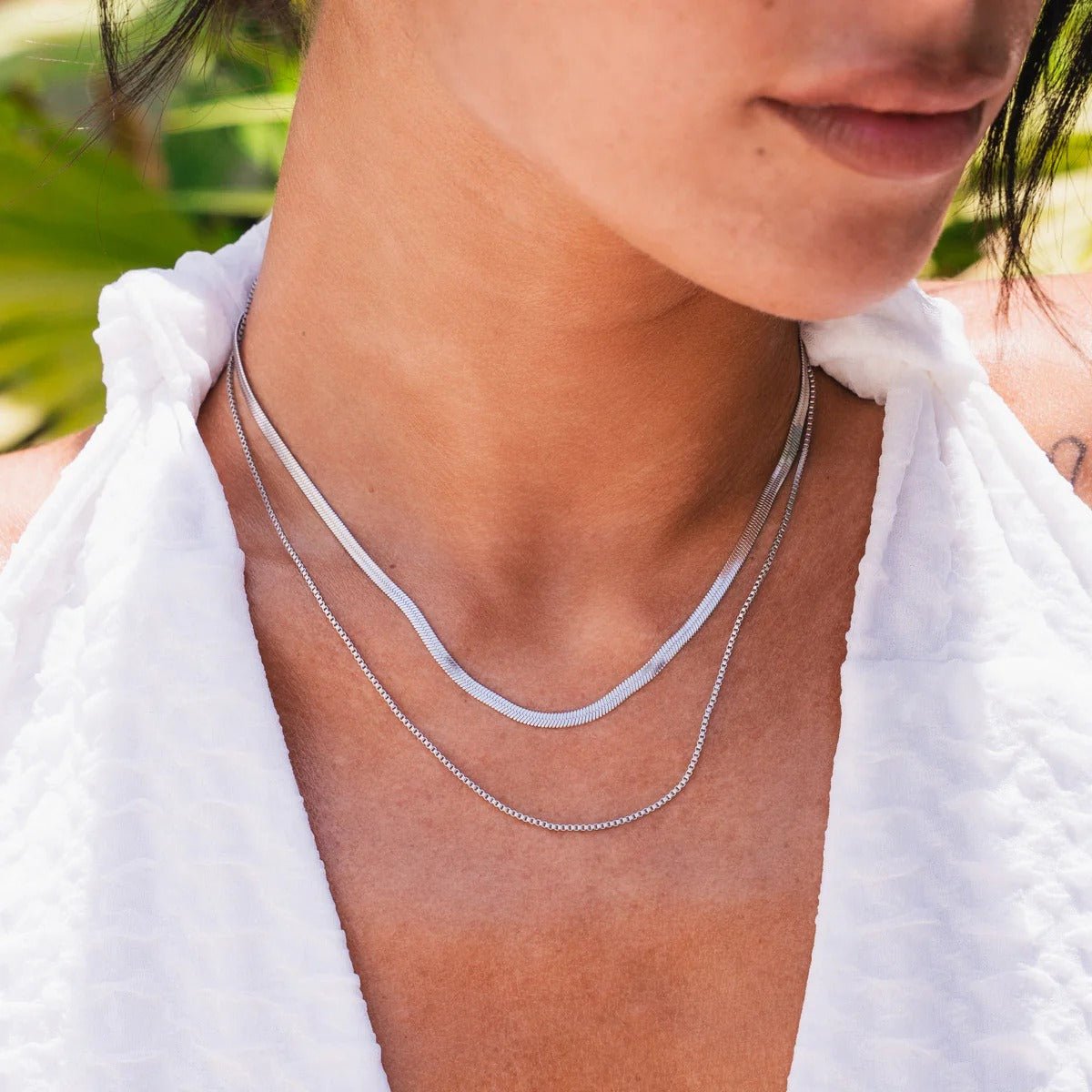 Mix de Colares Essentials Prata