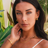 Mix de Colares Pérola Banhado em Ouro 18K