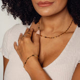 Pulseira Corrente Elos Tablet Banhada em Ouro 18K