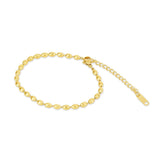 Pulseira Corrente Esferas Banhado em Ouro 18K