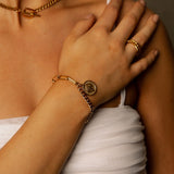 Pulseira London Cents Banhado em Ouro 18K