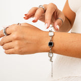 Pulseira Mono Quadrada Prata