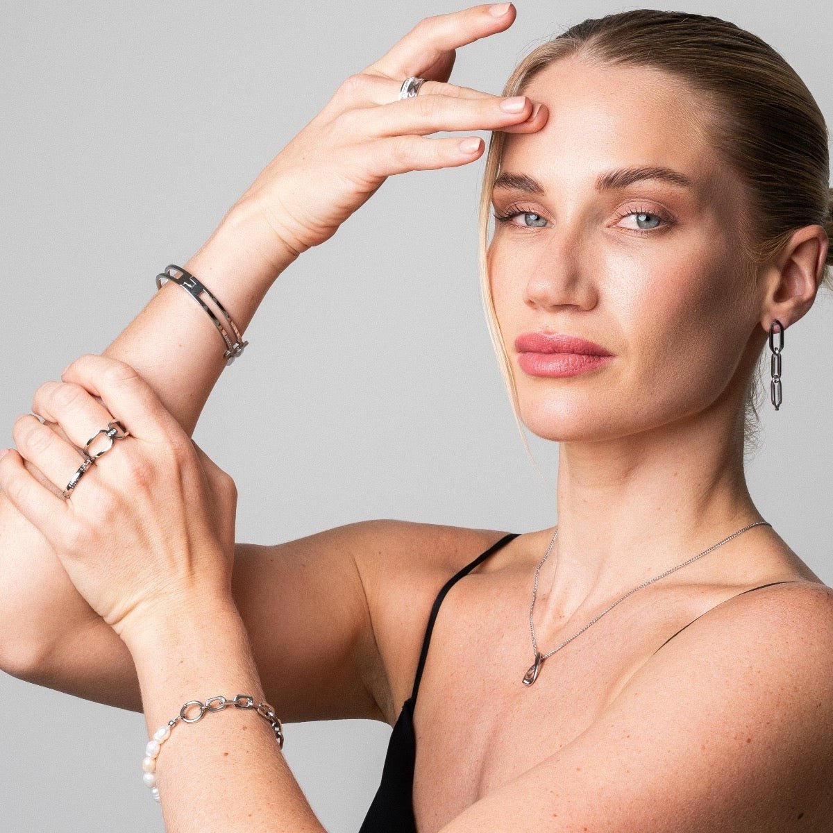 Pulseira Mood Pérola Prata